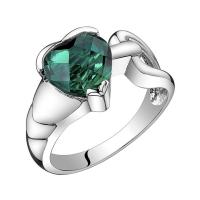 Ring aus Silber mit Smaragd Yuliana