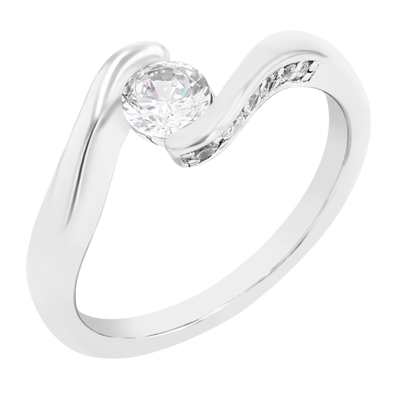 Eleganter Verlobungsring mit Diamanten Ratie 101086