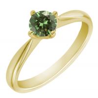 Verlobungsring mit grünem Diamant Mahiya