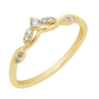 Romantischer Ring mit Diamanten Shyam
