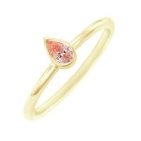 Minimalistischer Ring mit einem zertifizierten fancy pink Lab Grown Diamanten Nunez
