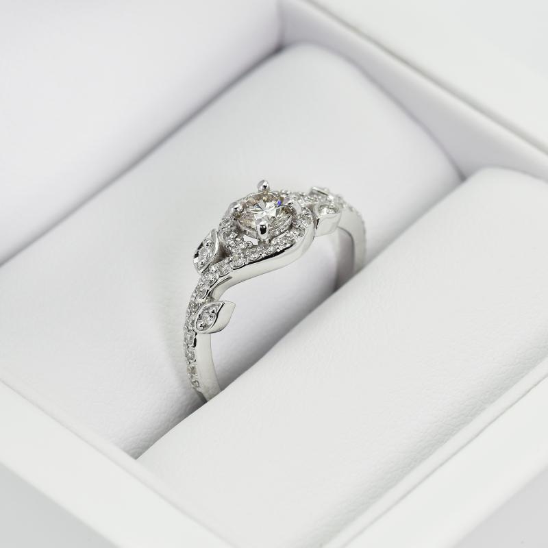Goldener Vintage-Ring mit Diamanten Gario 12766