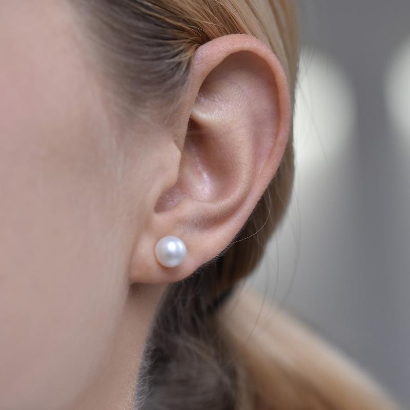 Ohrringe mit Perlen 13526