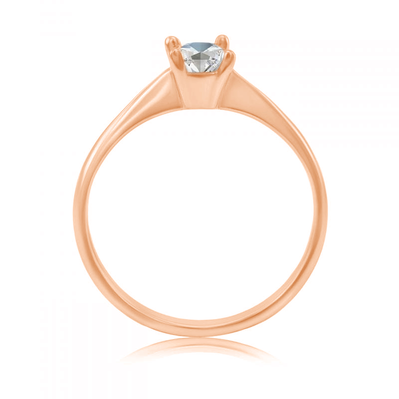 Gold Ring für Verlobung 21826
