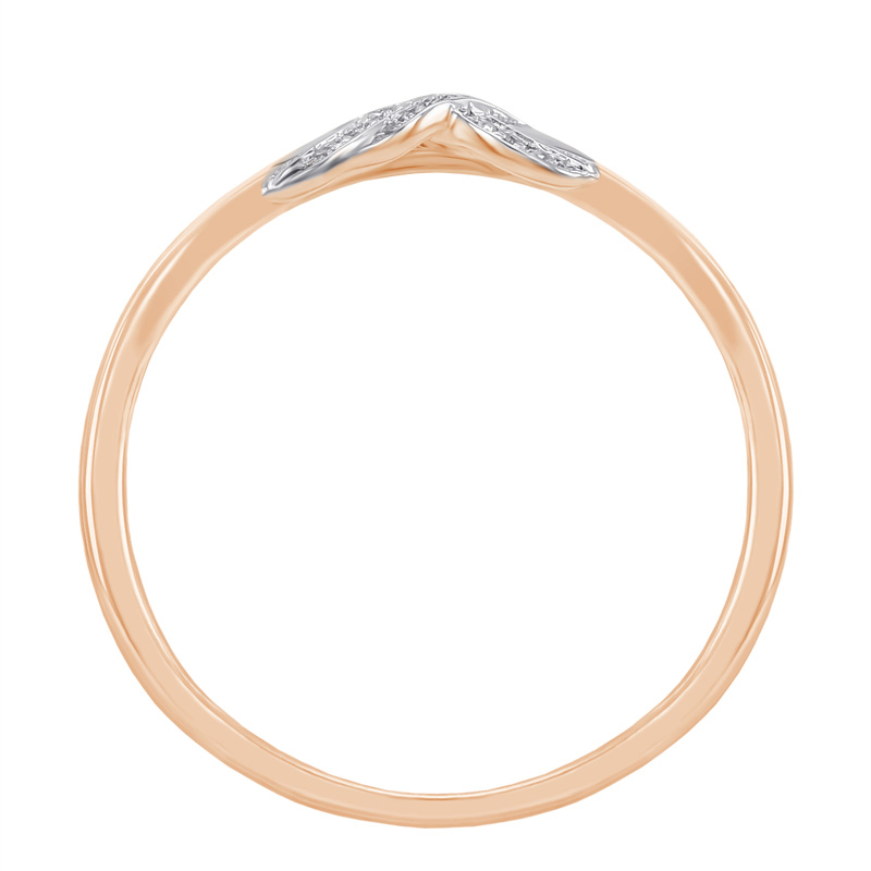 Romantischer Ring aus Gold mit Diamanten Teskala 40526