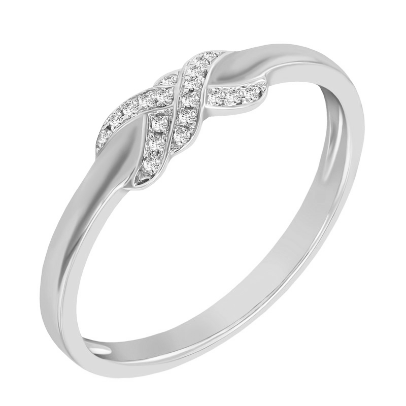 Romantischer Ring aus Gold mit Diamanten Teskala 40536