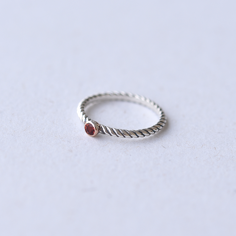 Granat-Ring aus Silber 59106