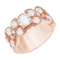 Luxuriöser Ring mit Diamanten Gosalyn