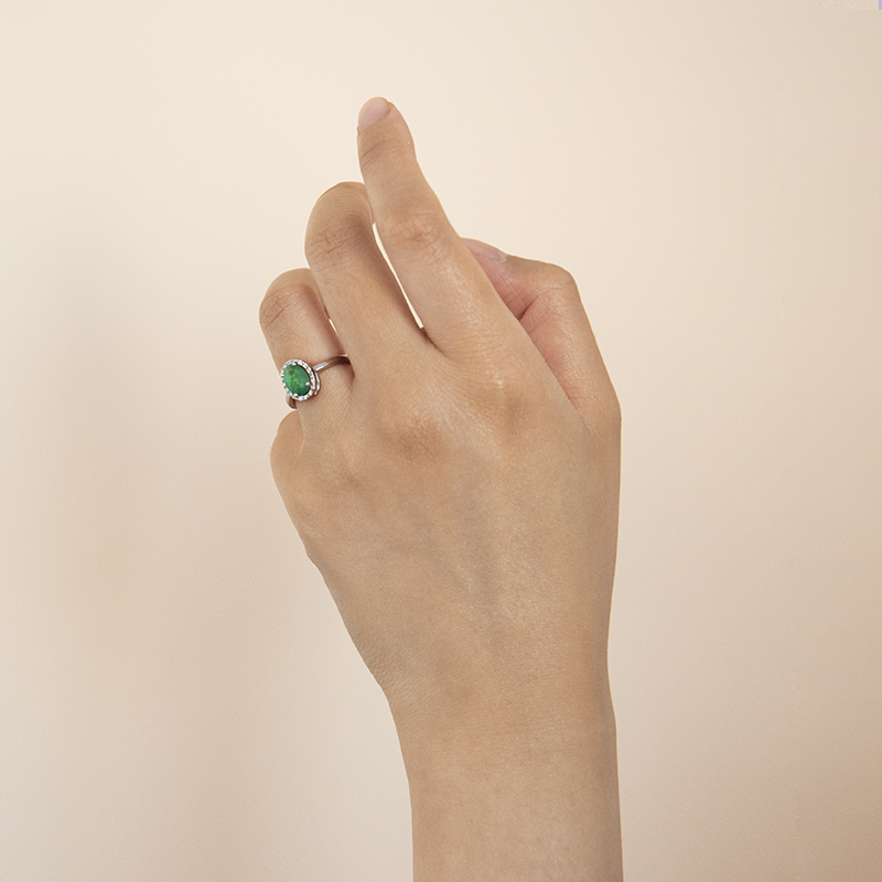 Smaragdring mit Diamanten Arya 108307