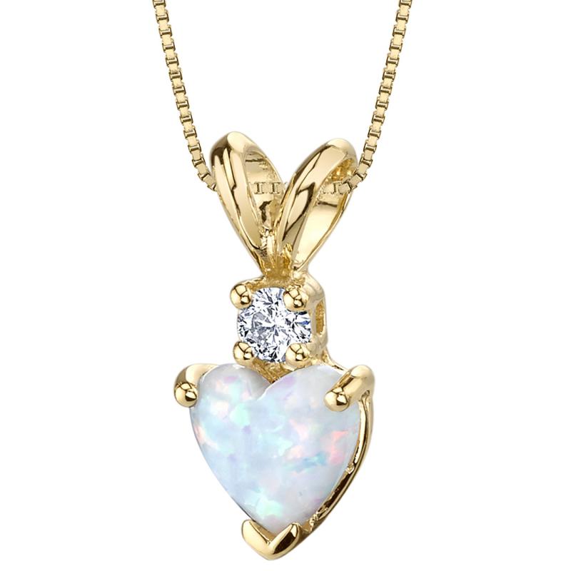 Goldene Halskette mit Opal 22987
