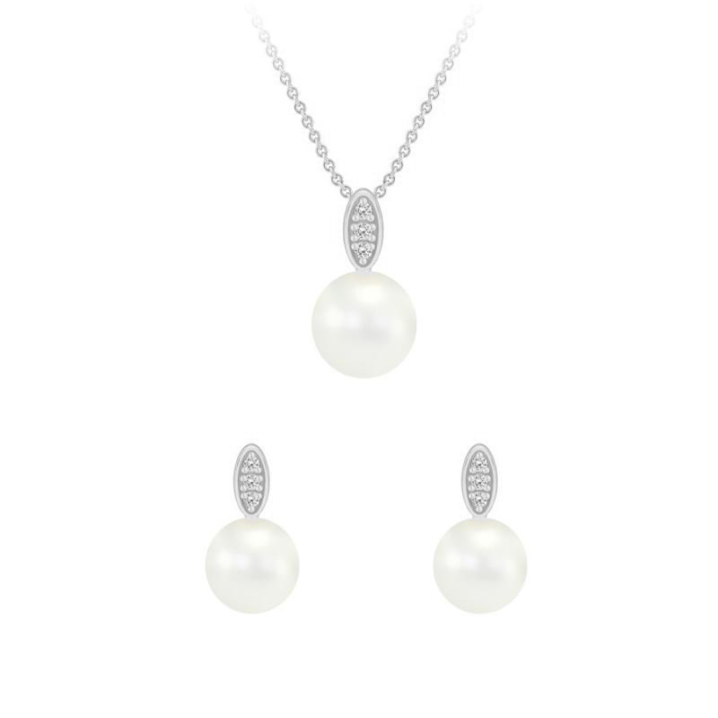 Romantische Goldkollektion mit Perlen und Diamanten Glaume 50237