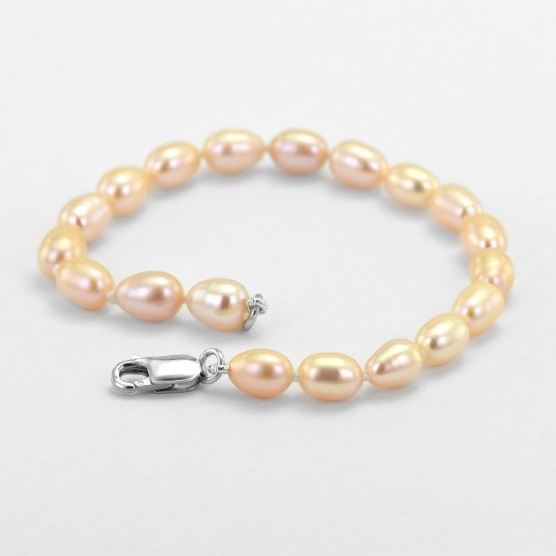 Peach Perlen im Armband 50917