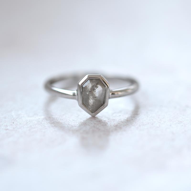 Goldener Ring mit Salt´n´Pepper Diamanten Ansonia 51017