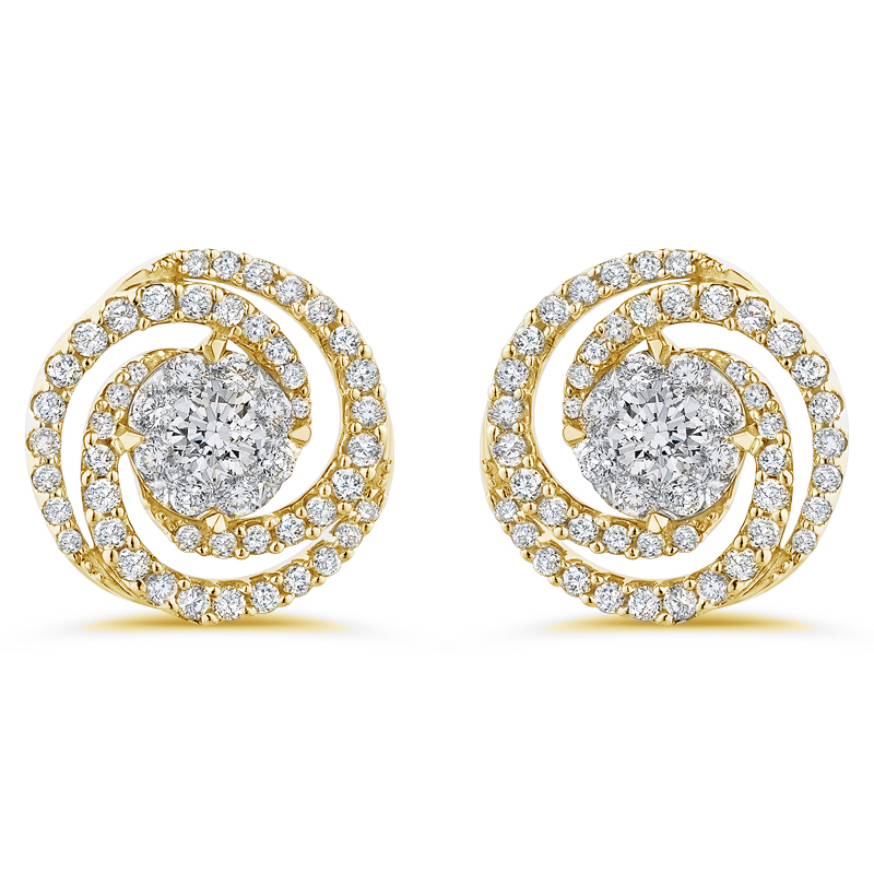 Luxuriöse Diamantohrringe Hilary 51867