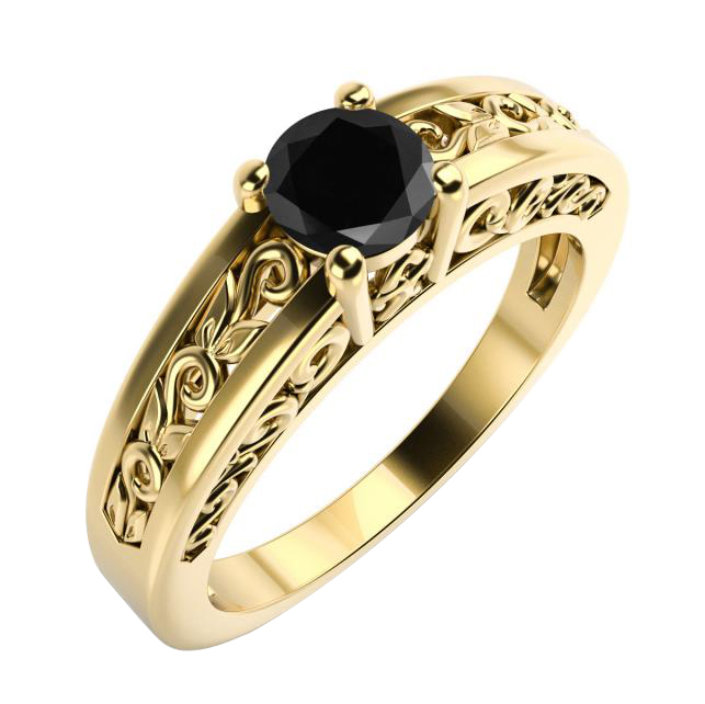 Vintage Ring in Gelbgold 59457