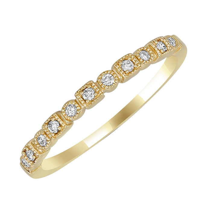 Ring aus Gold mit Diamanten halbbesetzt Chryssa 59607