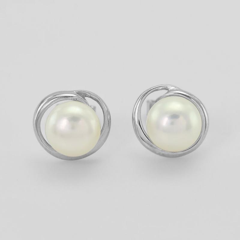 Romantische Silberkollektion mit Perlen Mikhail 70087
