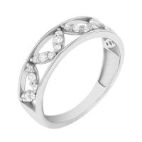 Atypischer Eternity-Ring mit Diamanten Borys