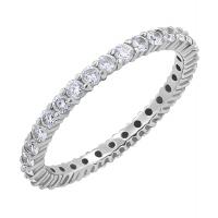 Goldener Eternity-Ring mit 1ct Lab Grown Diamanten Angeline