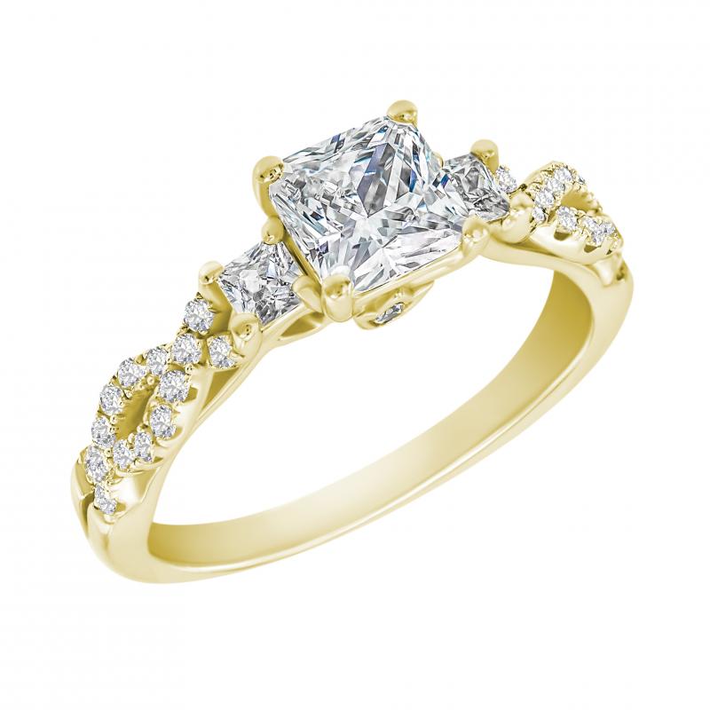 Ring aus Gold mit Diamanten 29428