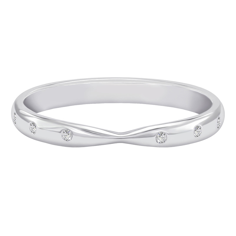 Minimalistischer Eternity-Ring mit 1mm Diamanten Toskani 46848