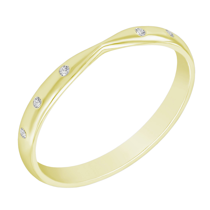 Minimalistischer Eternity-Ring mit 1mm Diamanten Toskani 46968