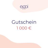 Geschenkgutschein im Wert von EUR 1000