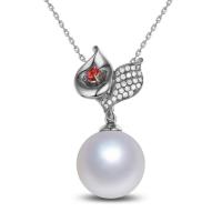 Perlen-Anhänger mit Turmalin und Diamanten Lalien
