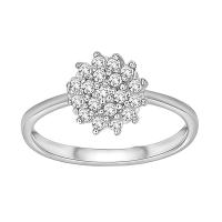 Eleganter Ring mit Diamanten Janae