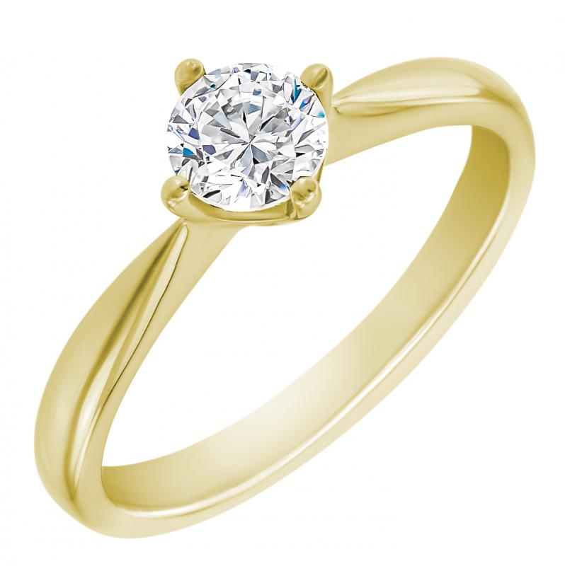 Verlobungsring aus Weißgold mit Diamant Mahiya 10429