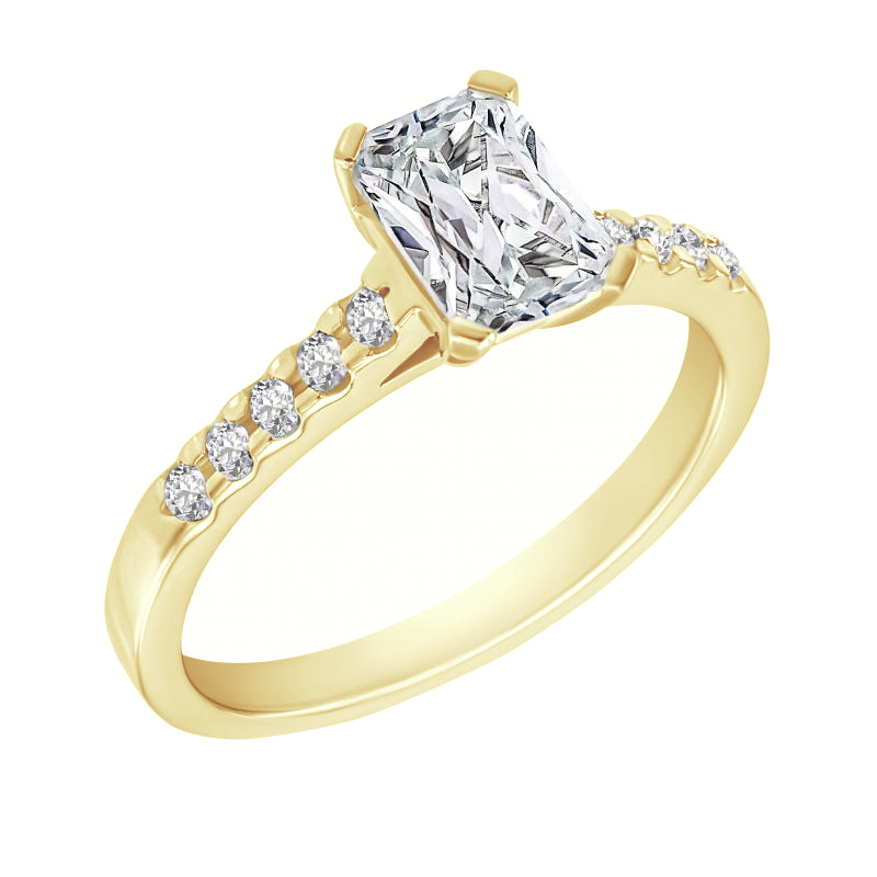 Verlobungsring mit Emerald-Diamant Lonia 117879