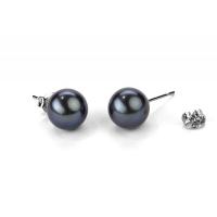 Elegante Ohrringe mit schwarzen Perlen Balbe
