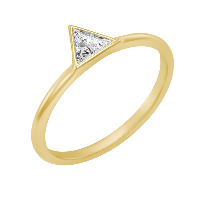 Ring mit Trillion-Diamant Daslis 21569