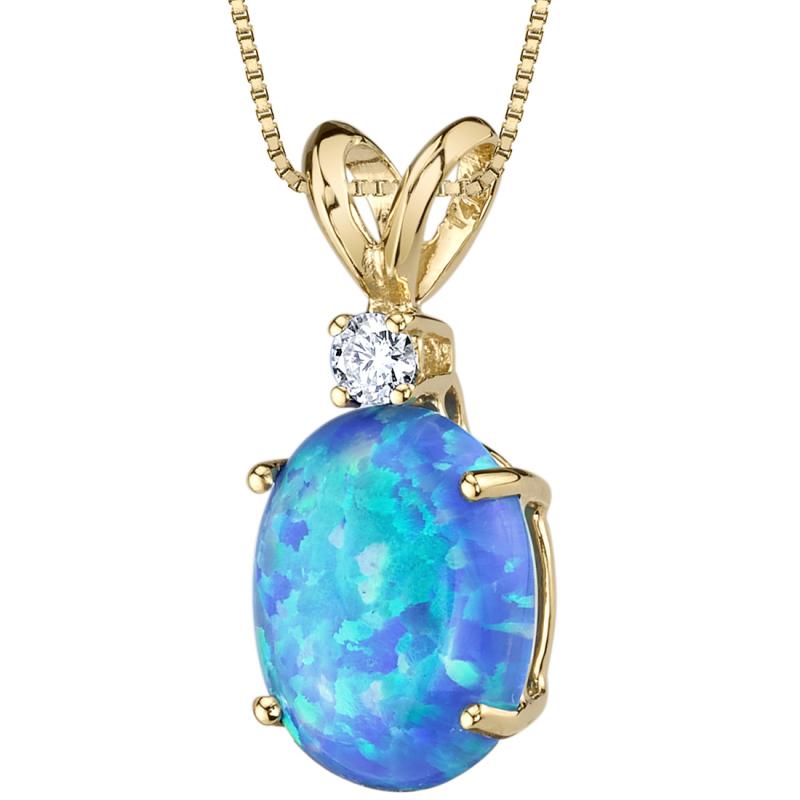 Halskette mit Opal