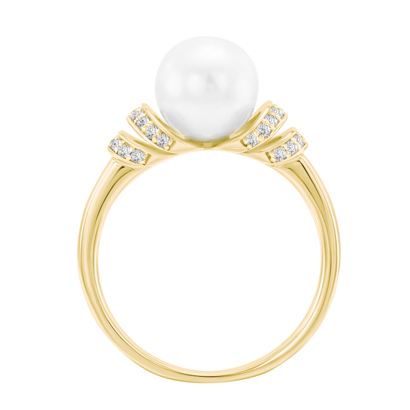 Ring in Gold mit Perle 31179