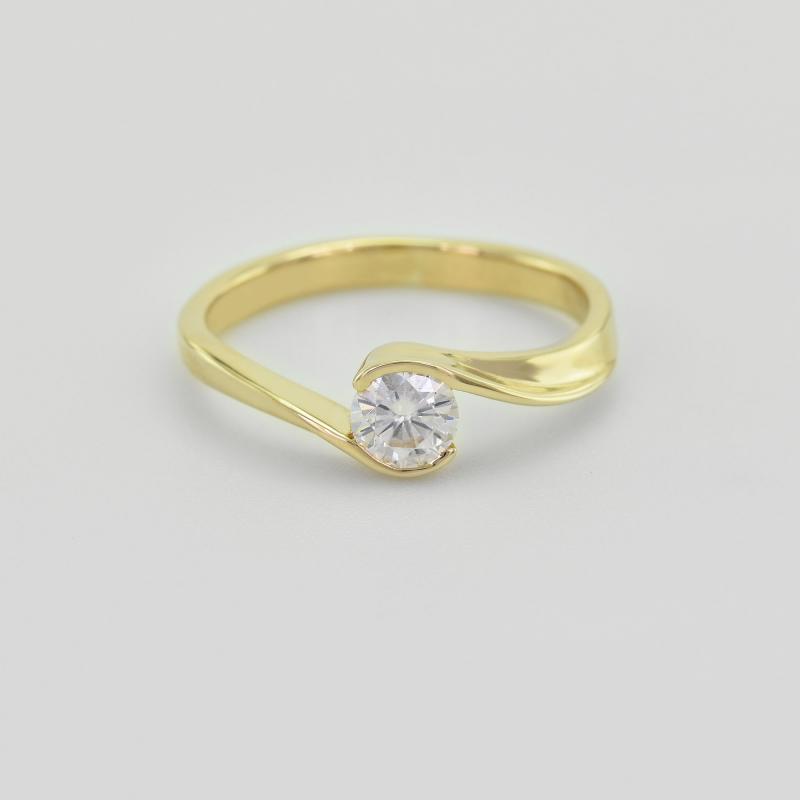 Klassischer Verlobungsring mit Diamant Yadu 33559
