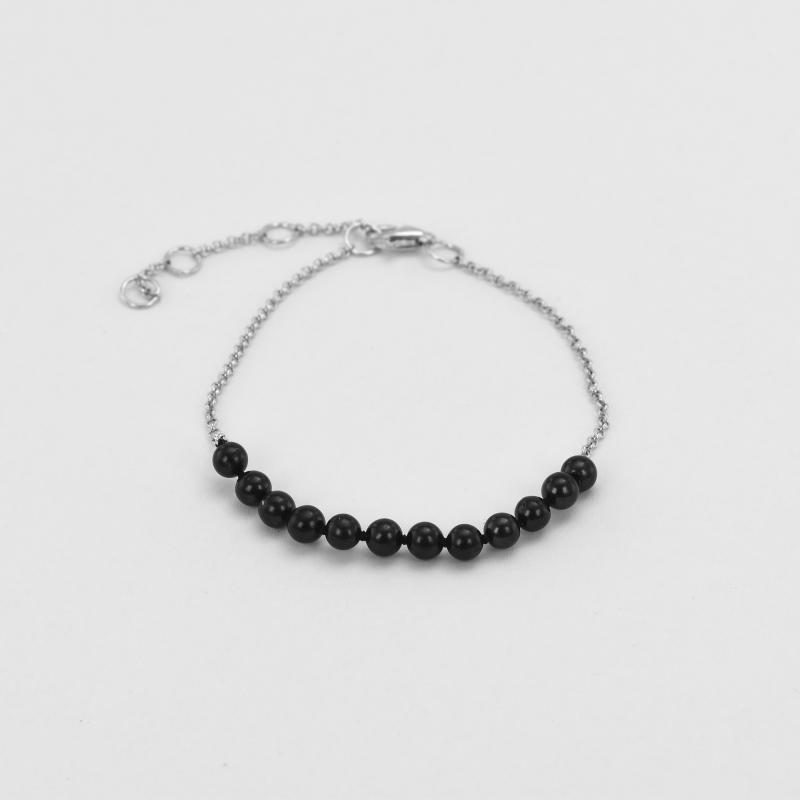Armband mit schwarzen Perlne 50789