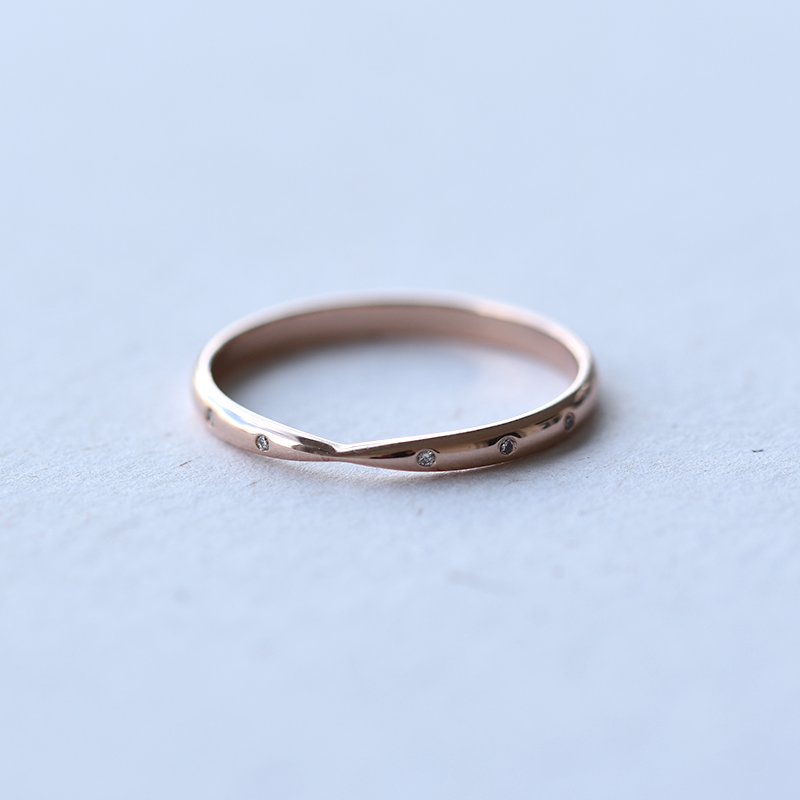 Minimalistischer Eternity-Ring mit 1mm Diamanten Toskani 58789
