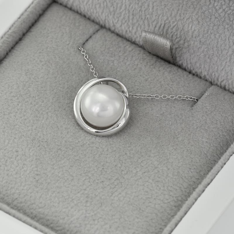 Romantische Silberkollektion mit Perlen Mikhail 70089