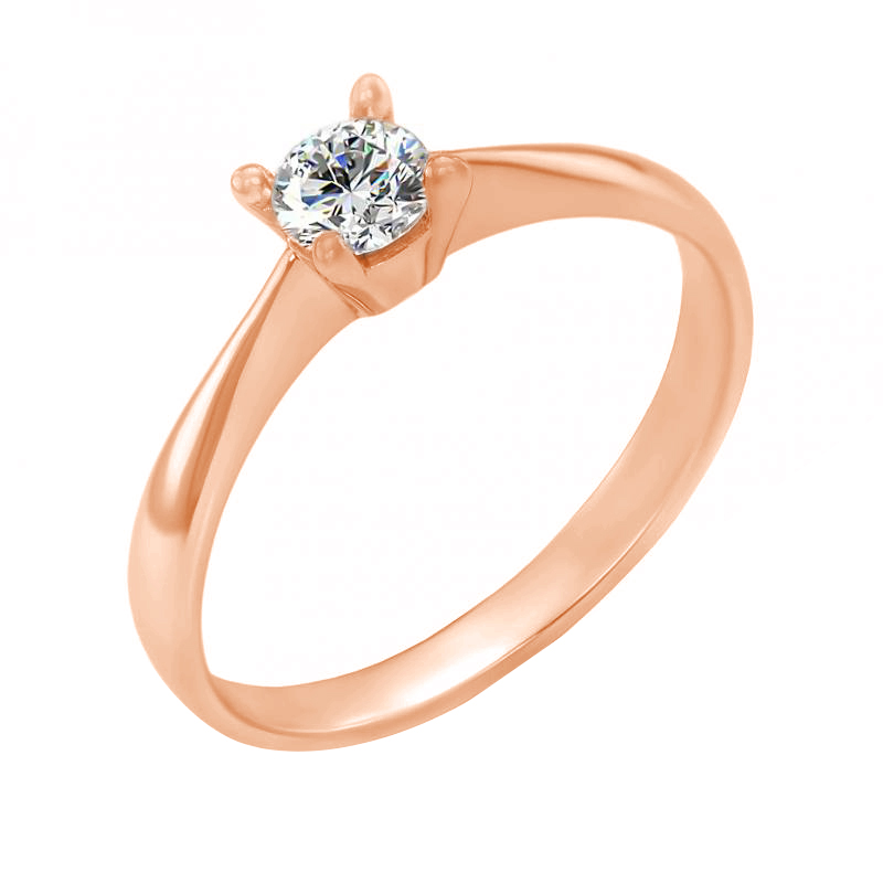 Rosegold Ring mit Diamant Anora 7569