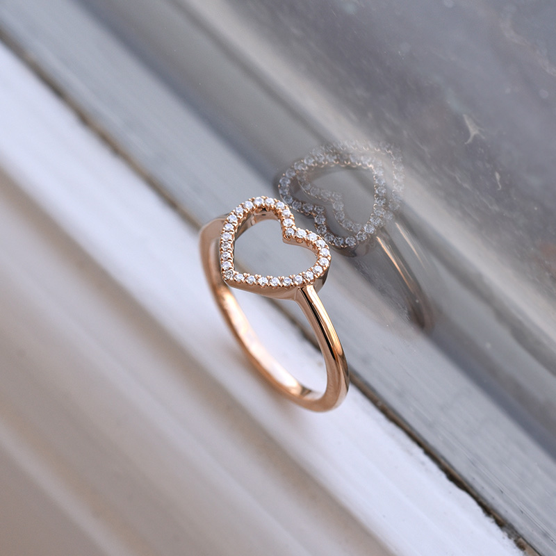 Romantischer Ring mit Diamanten Luice 84809