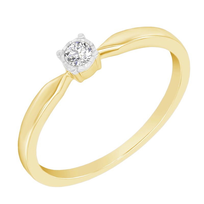 Eleganter Ring aus Gelbgold 90989