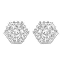 xOhrringe in Hexagonform mit Lab Grown Diamanten Jumpei
