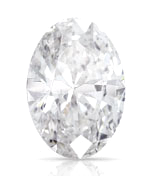 Die ovale Diamantform